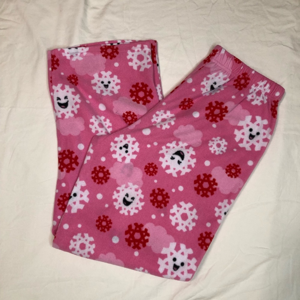 Girl’s Fleece Pajama Pants Size XL Pink